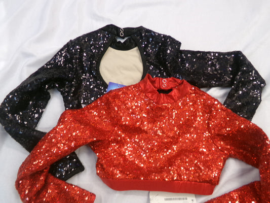 Pre-Owned Crop Top Double Platinum Various Sizes and Colors Hip Hop Jazz