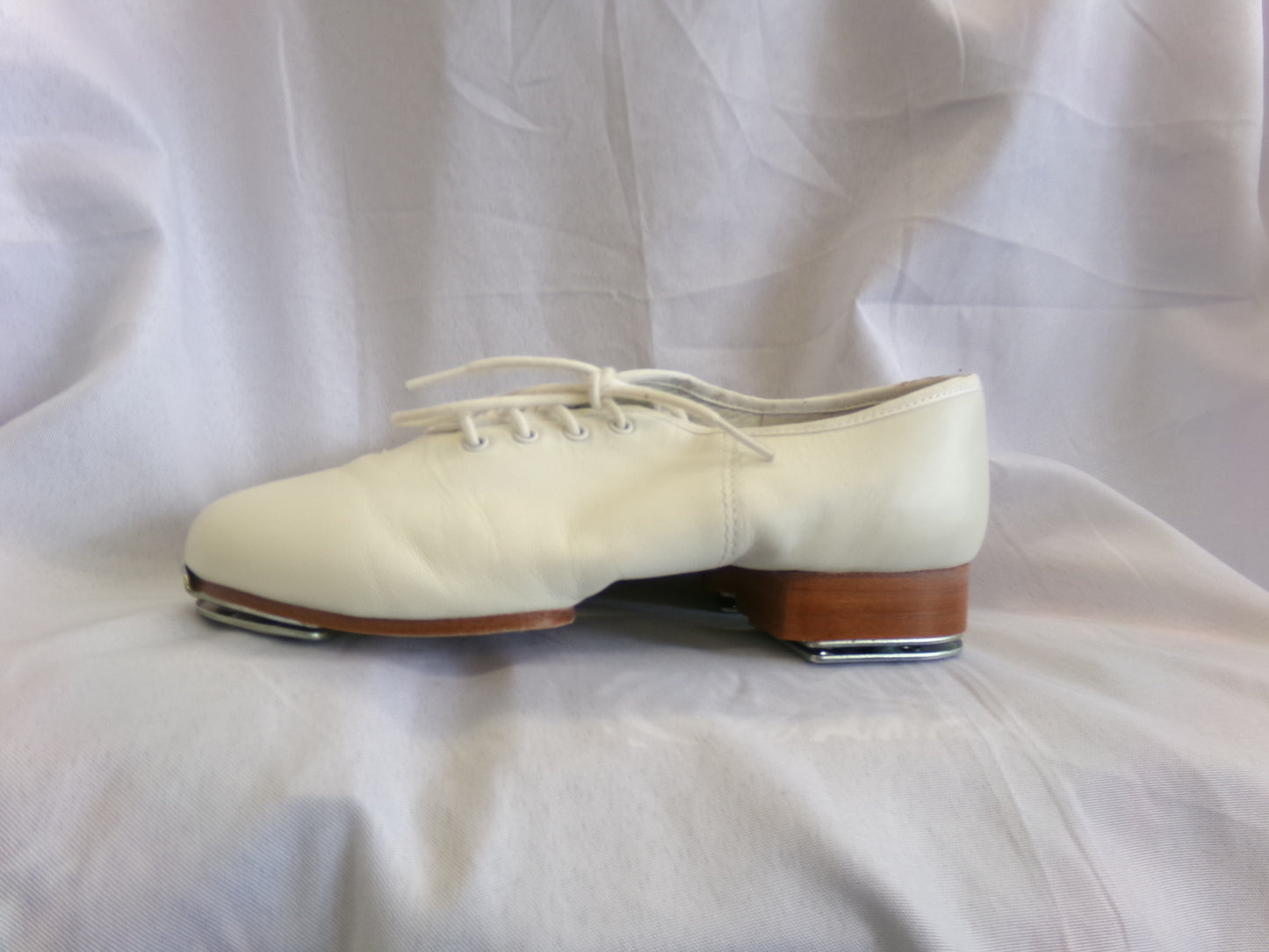 Pre-Owned Buck Clogging Shoes Steven Stompers Womens 8M Oxford Leather Split Sole