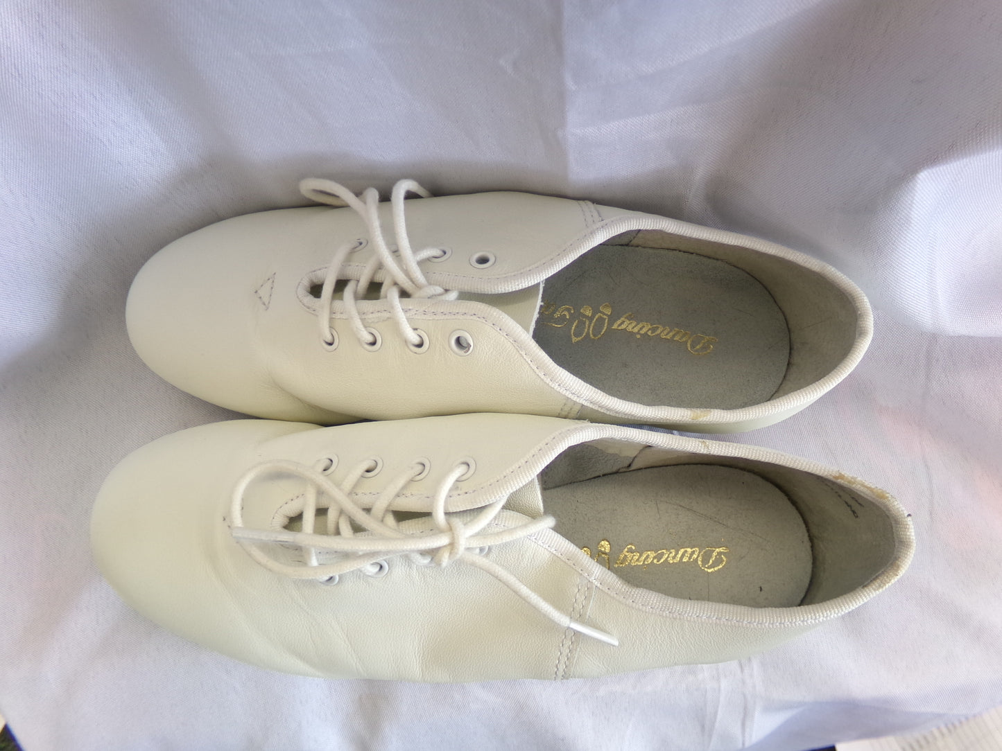 Pre-Owned Buck Clogging Shoes Steven Stompers Womens 8M Oxford Leather Split Sole