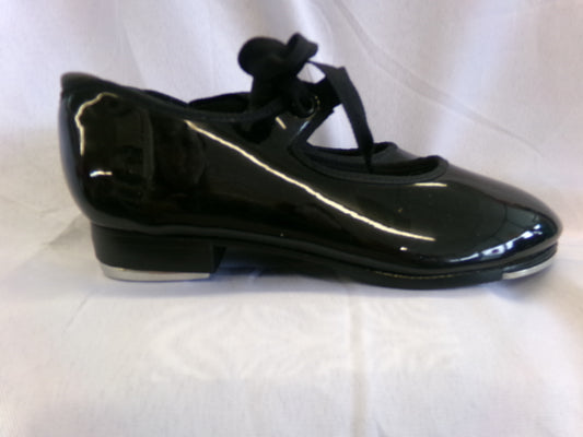 Pre-Owned Tap Shoes Capezio Big Kids 1W Tyette Man Made Elastic Student