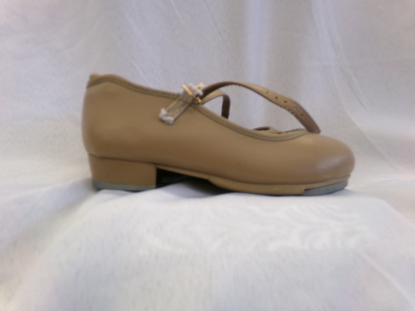Pre-Owned Tap Shoes Dancing Fair Adult 9M Mary Jane Leather Buckle