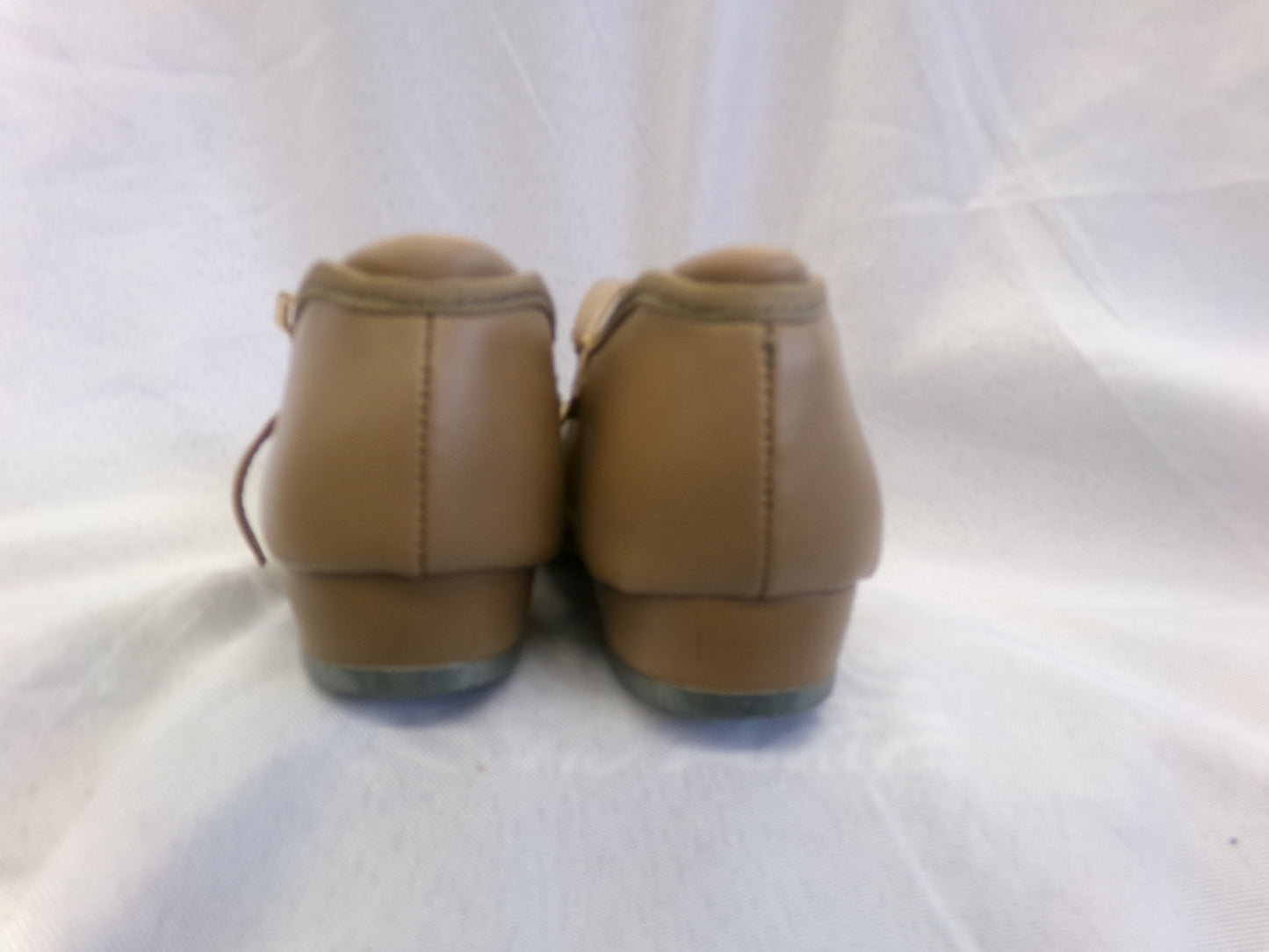 Pre-Owned Tap Shoes Dancing Fair Adult 9M Mary Jane Leather Buckle