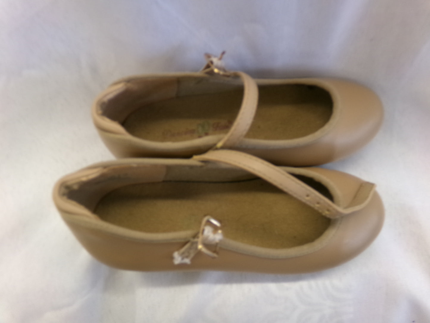 Pre-Owned Tap Shoes Dancing Fair Adult 9M Mary Jane Leather Buckle