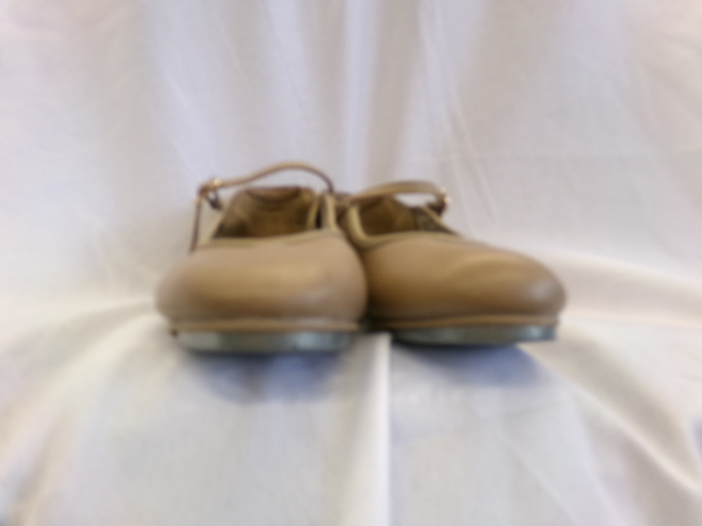 Pre-Owned Tap Shoes Dancing Fair Adult 12.5M Mary Jane Leather Buckle