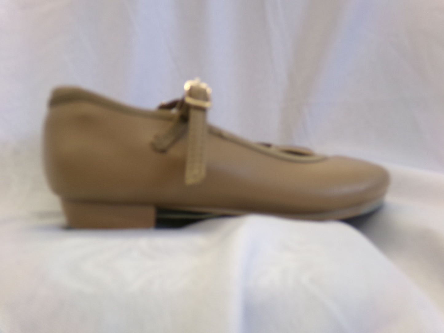 Pre-Owned Tap Shoes Dancing Fair Adult 12.5M Mary Jane Leather Buckle