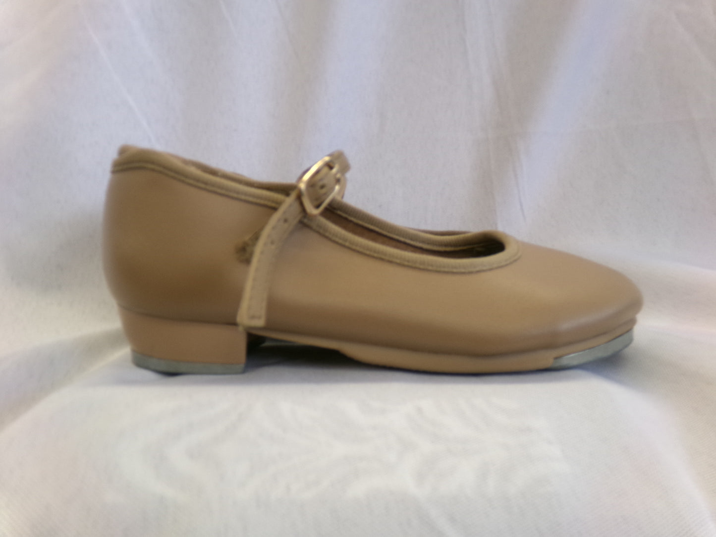 Pre-Owned Tap Shoes Dancing Fair Adult 10M Mary Jane Leather Buckle