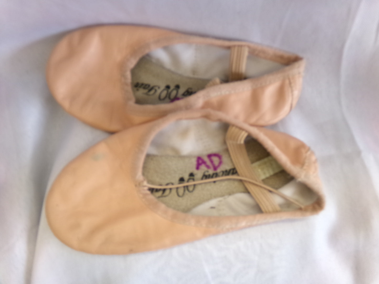 Pre-Owned Ballet Shoes Dancing Fair Big Kids 11C Leather Full Sole