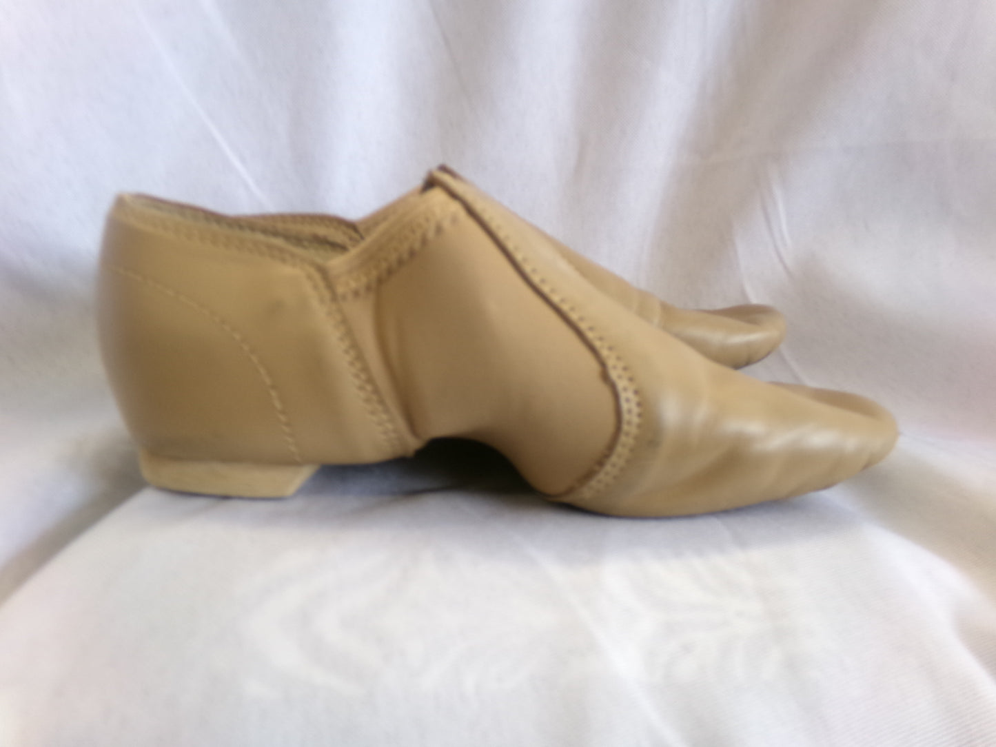 Pre-Owned Jazz Shoes Generic Youth 12M Slip On Leather Slip On Split Sole