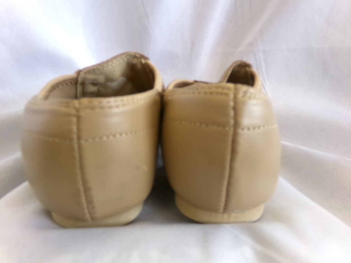 Pre-Owned Stelle Jazz Tan Youth 13M Leather Slip On