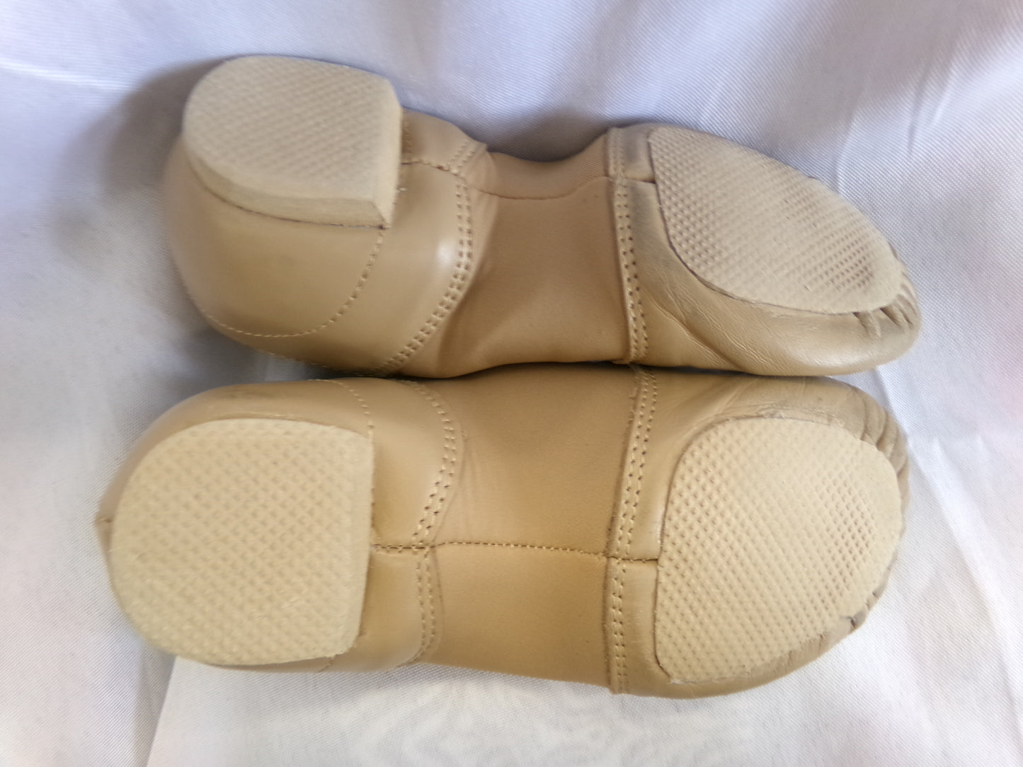 Pre-Owned Stelle Jazz Tan Youth 13M Leather Slip On