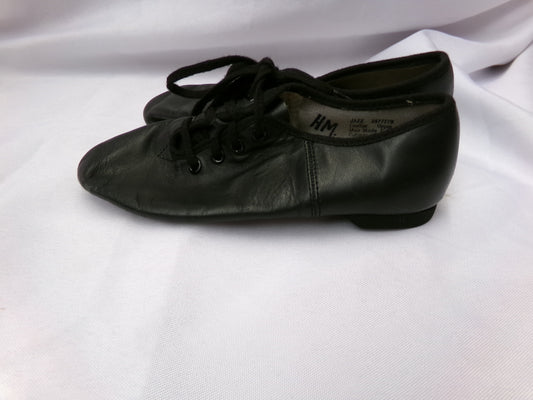 Pre-Owned Jazz Shoes Danskin Youth 13M Lace Up Leather Split Sole