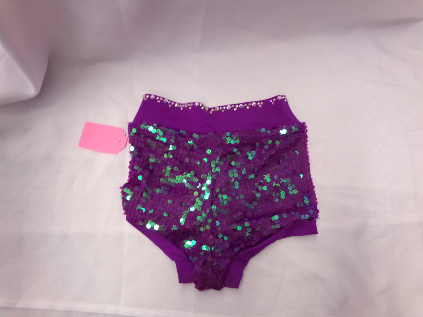 Pre-Owned Sequin Shorts With Stones Small Child SQ9629 Balera