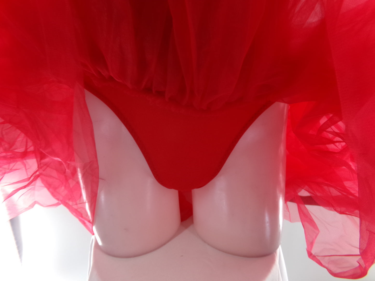 Pre-Owned Costume Medium Adult Red Curtain Call E2302 Ballet Pointe YAGP Lace Tutu Floral