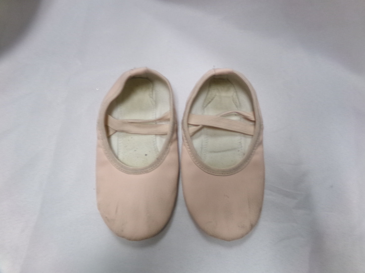 Pre-Owned Ballet Shoes Stelle Adult 4 M Leather Double Strap Full Sole