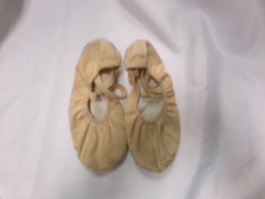 Pre-Owned Ballet Shoes Generic Women 4 Canvas Split Sole Double Strap