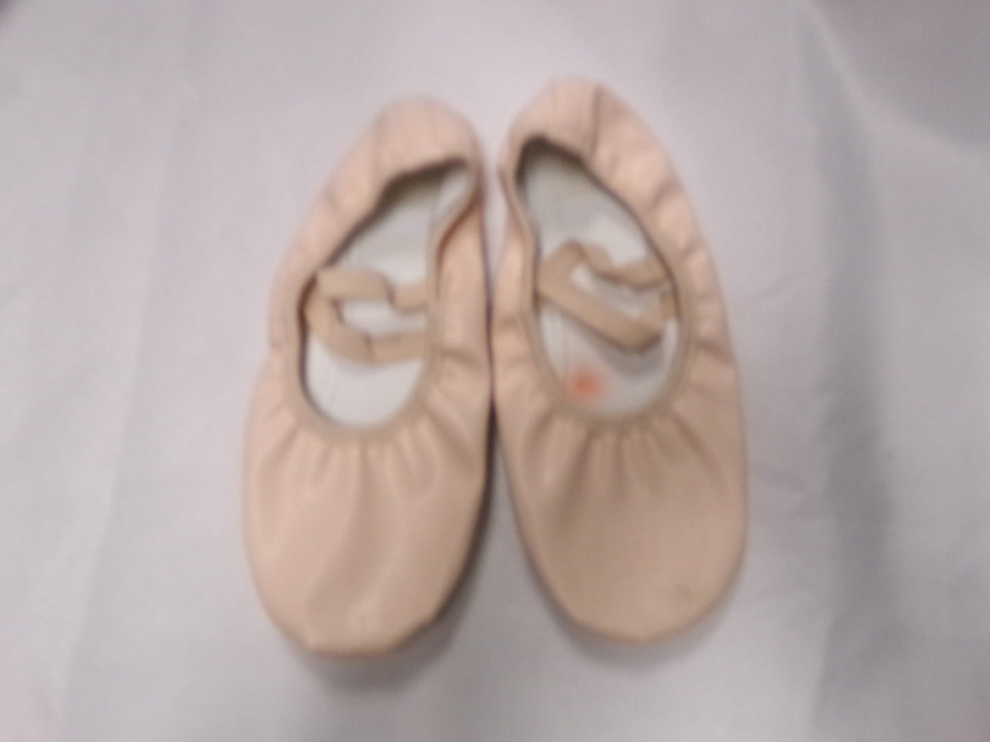 Pre-Owned Ballet Shoes Stelle Adult 4 M Leather Double Strap Full Sole