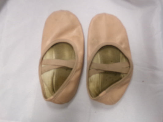 Pre-Owned Ballet Shoes Stelle Child 4 M Leather Double Strap Full Sole