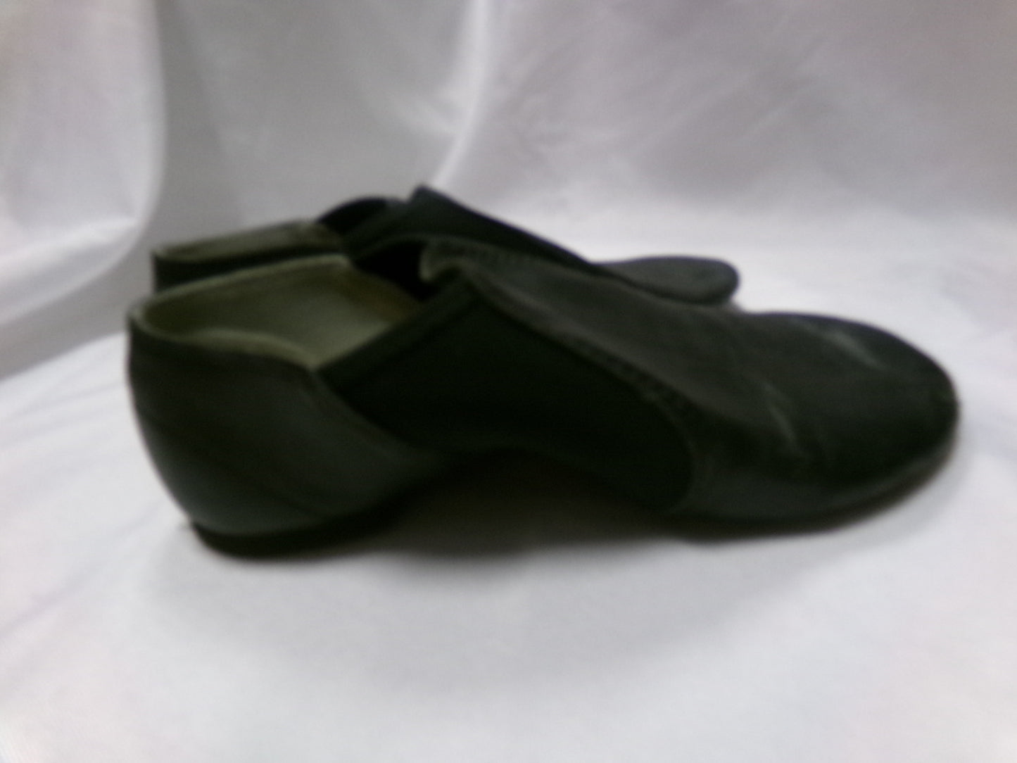 Pre-Owned Generic Jazz Shoe Youth 13 Black Leather Slip On