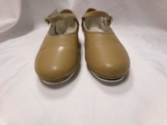 Pre-Owned Tap Shoes Revolution 3M Child Mary Jane Buckle Tan