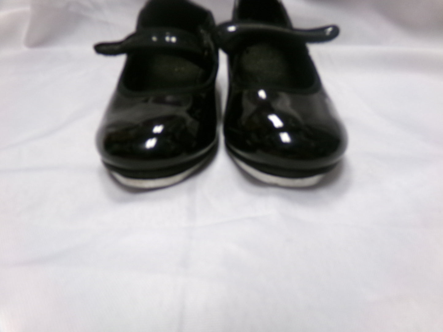 Pre-Owned Generic Black Mary Jane Tap Youth 2M Velcro