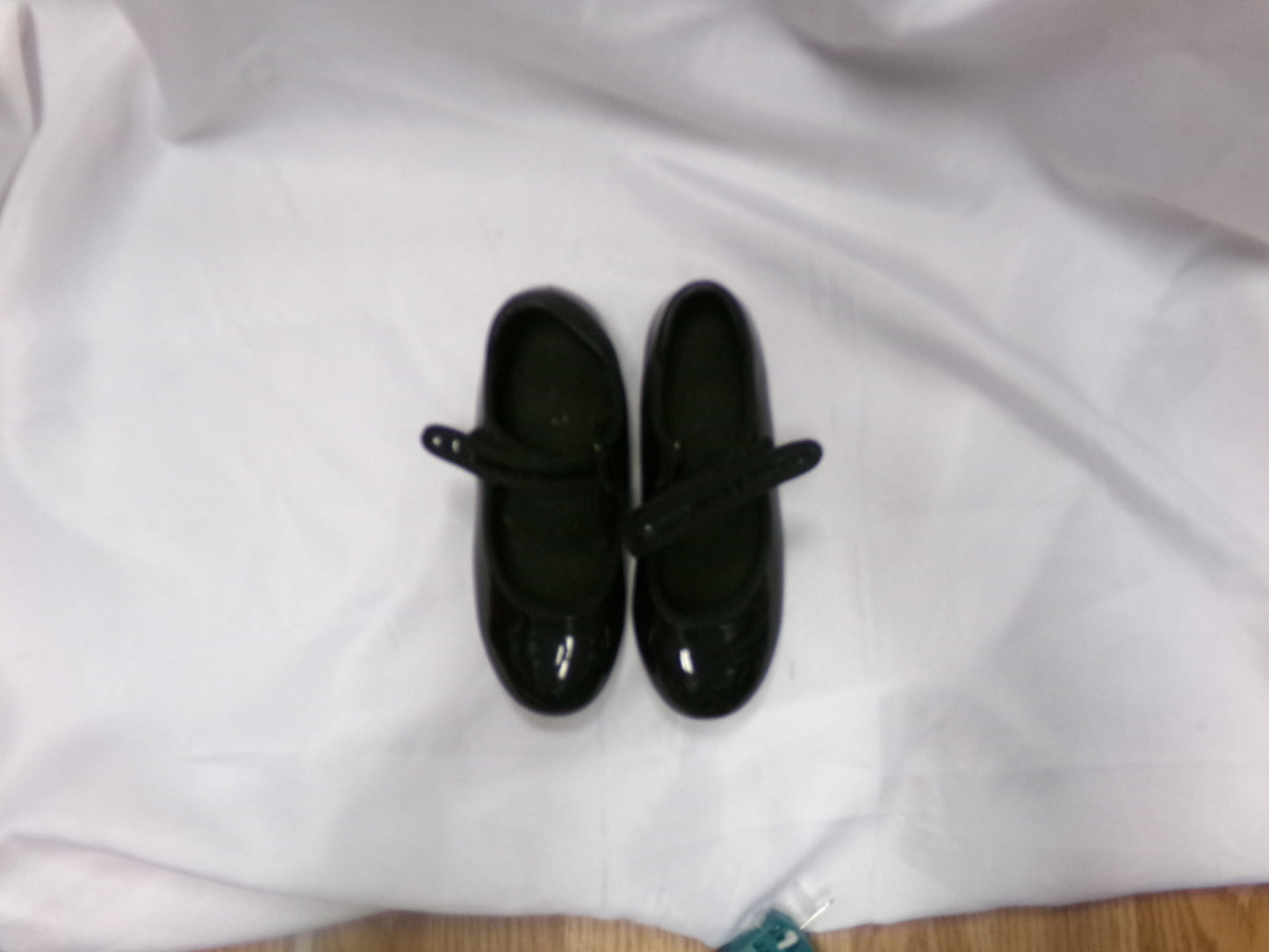 Pre-Owned Generic Black Mary Jane Tap Youth 2M Velcro