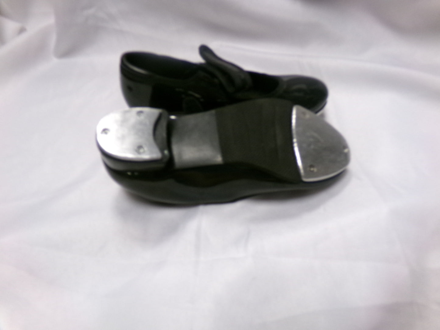 Pre-Owned Generic Black Mary Jane Tap Youth 2M Velcro