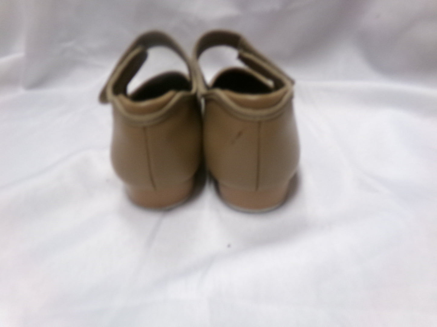 Pre-Owned Tap Shoes Tan Danshuz Kids 1M Mary Jane Velcro