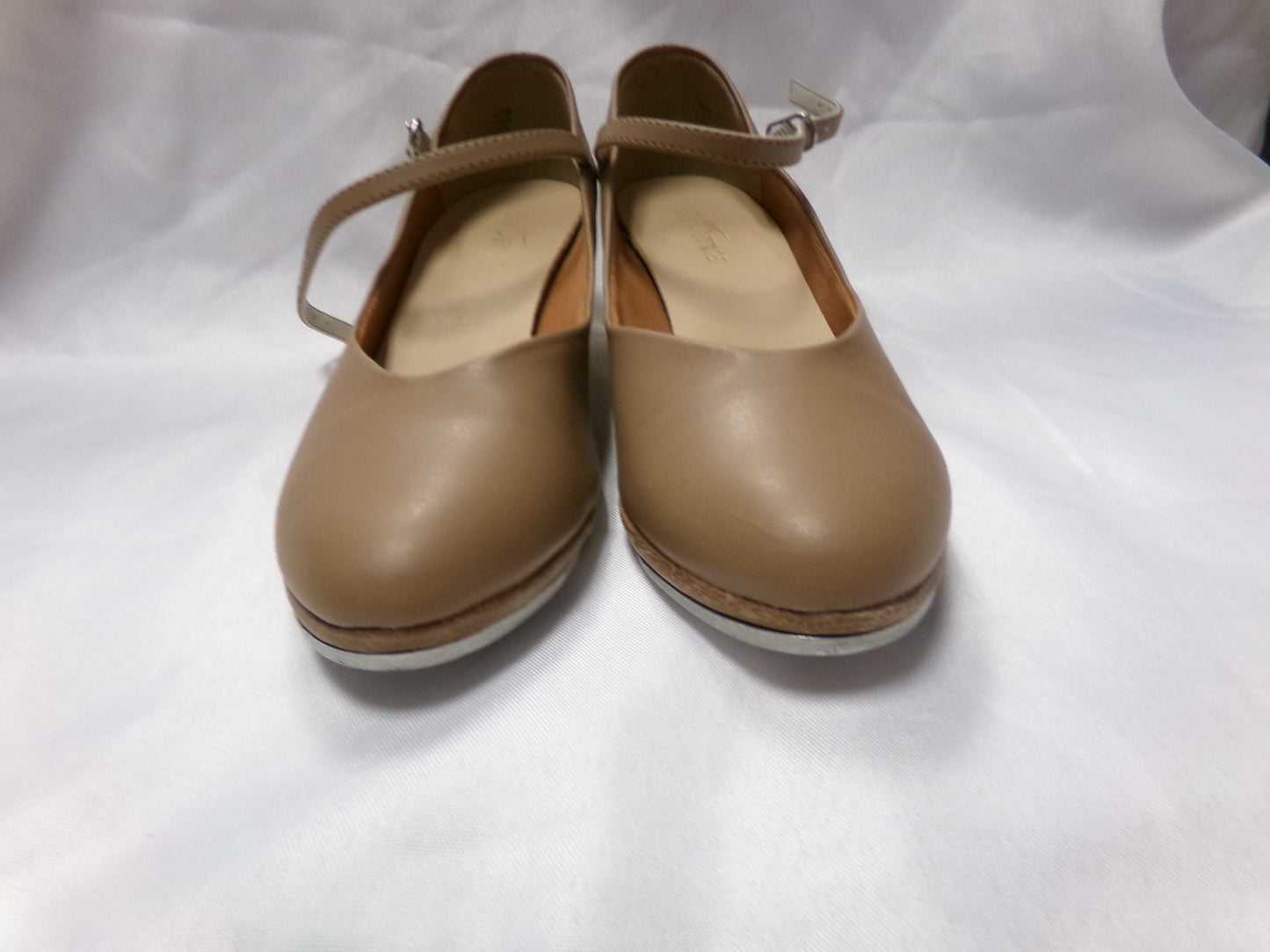Pre-Owned Tap Shoes SoDanca Adult 7.5 Wide Leather Buckle