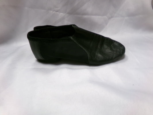 Pre-Owned Jazz Shoes So Danca 6M JZ43 Black Adult Pull On Leather Split Sole