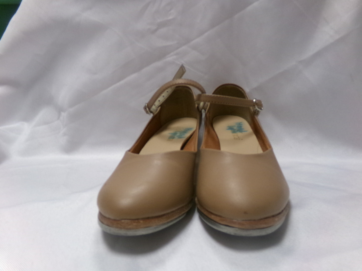 Pre-Owned Tap Shoes SoDanca Adult 5M Leather Buckle Tan