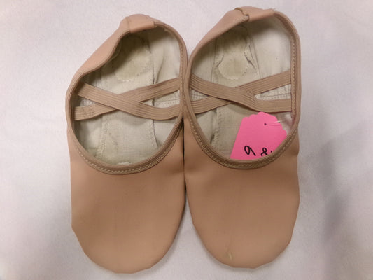 Pre-Owned Ballet Shoes Stelle Adult 3.5M Leather Double Strap Split Sole