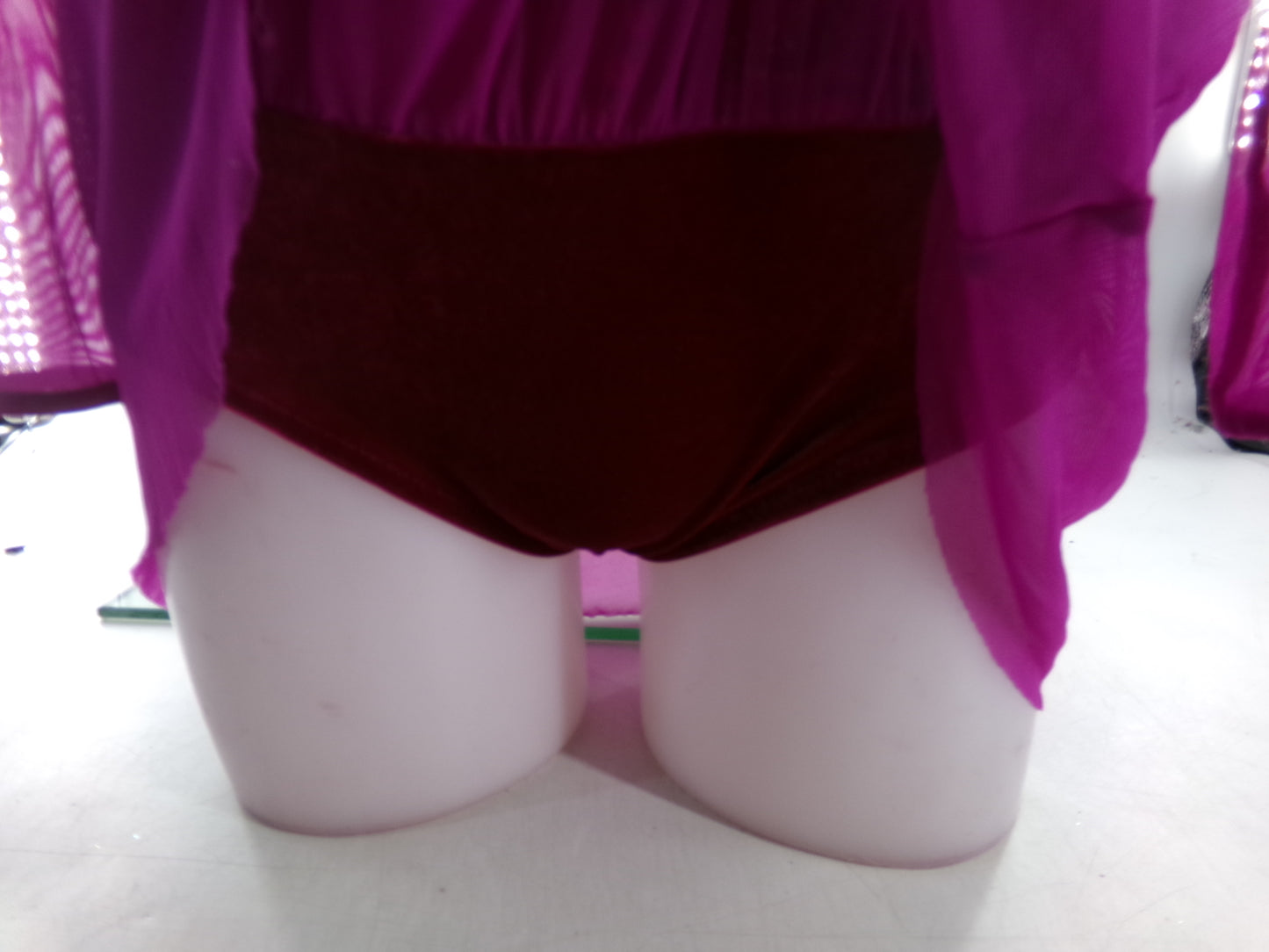 Pre-Owned Costume Medium Adult Purple A Wish Come True V2147 Lyrical Jazz Ballet 2 pc Sequin Embellishments
