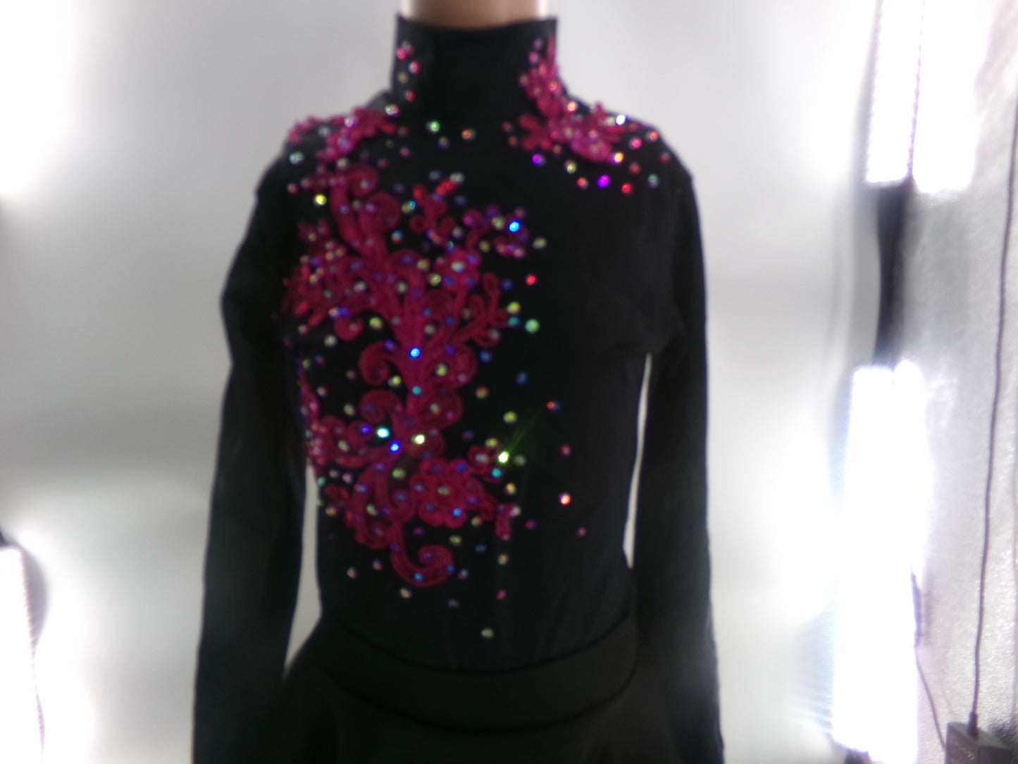 Pre-Owned Costume Medium Child Small Child Black Weissman MT12459/S8250 Jazz Tap Clogging