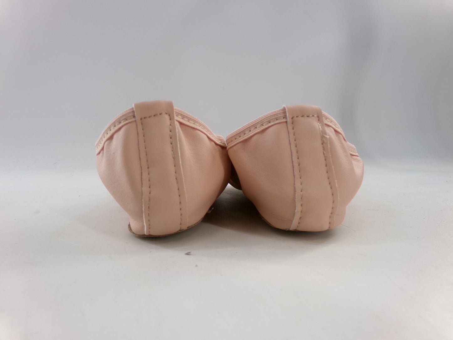 Pre-Owned Ballet Shoes Stelle Girls 2M Leather Double Strap Split Sole