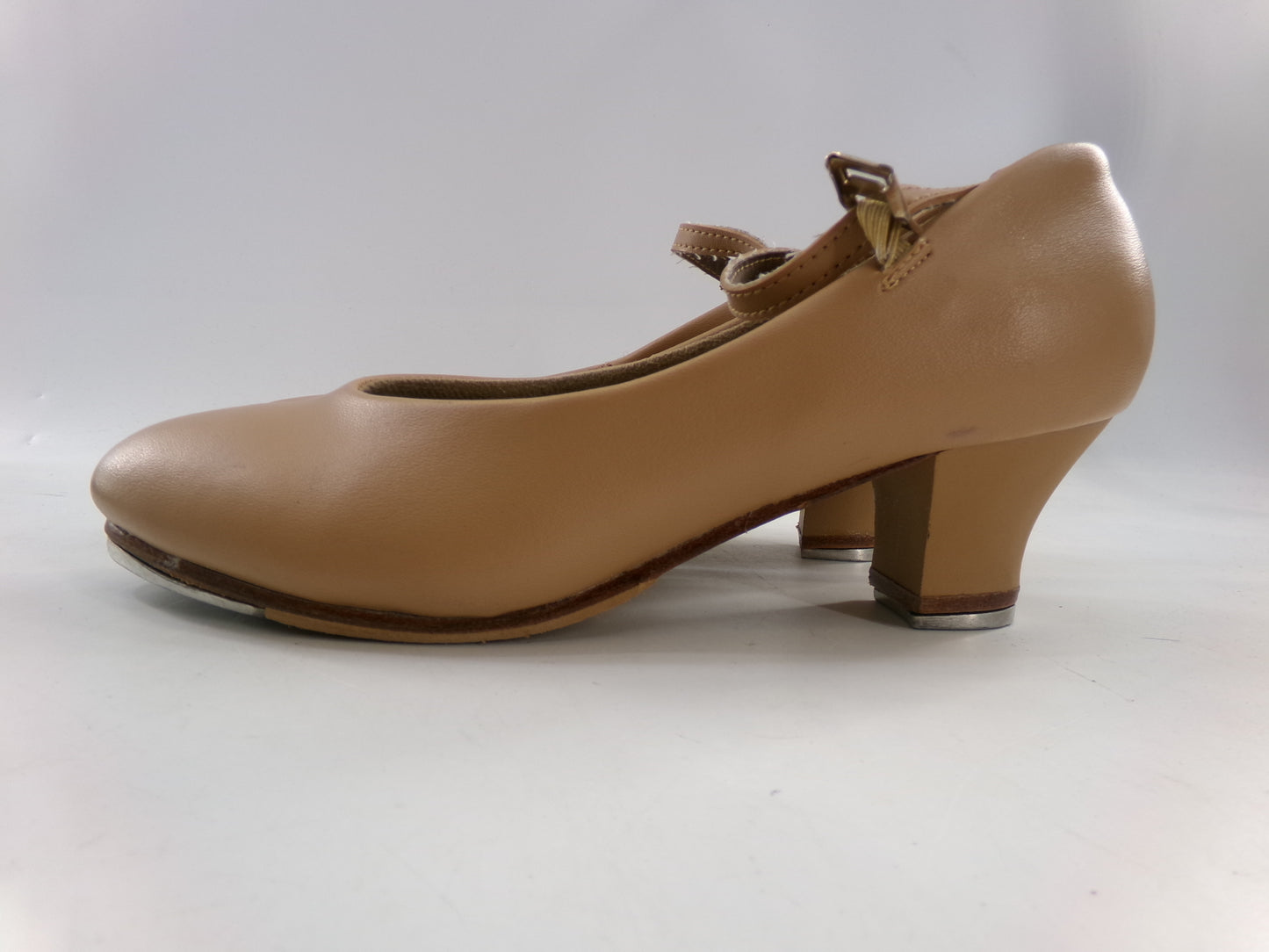 Pre-Owned Tap Shoes Theatricals Womens 5M 1.5" Heel Leather Buckle