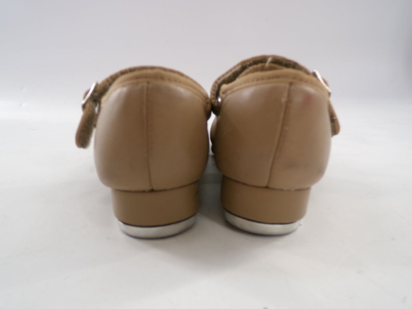 Pre-Owned Tap Shoes Capezio Toddler 11 Jane Leather Easy Strap Tan