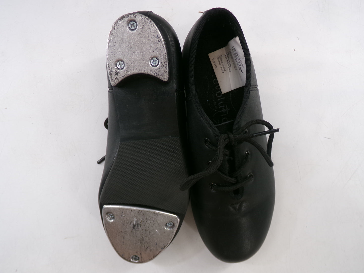 Pre-Owned Oxford Tap Shoes 3M Youth Revolution 521 Black