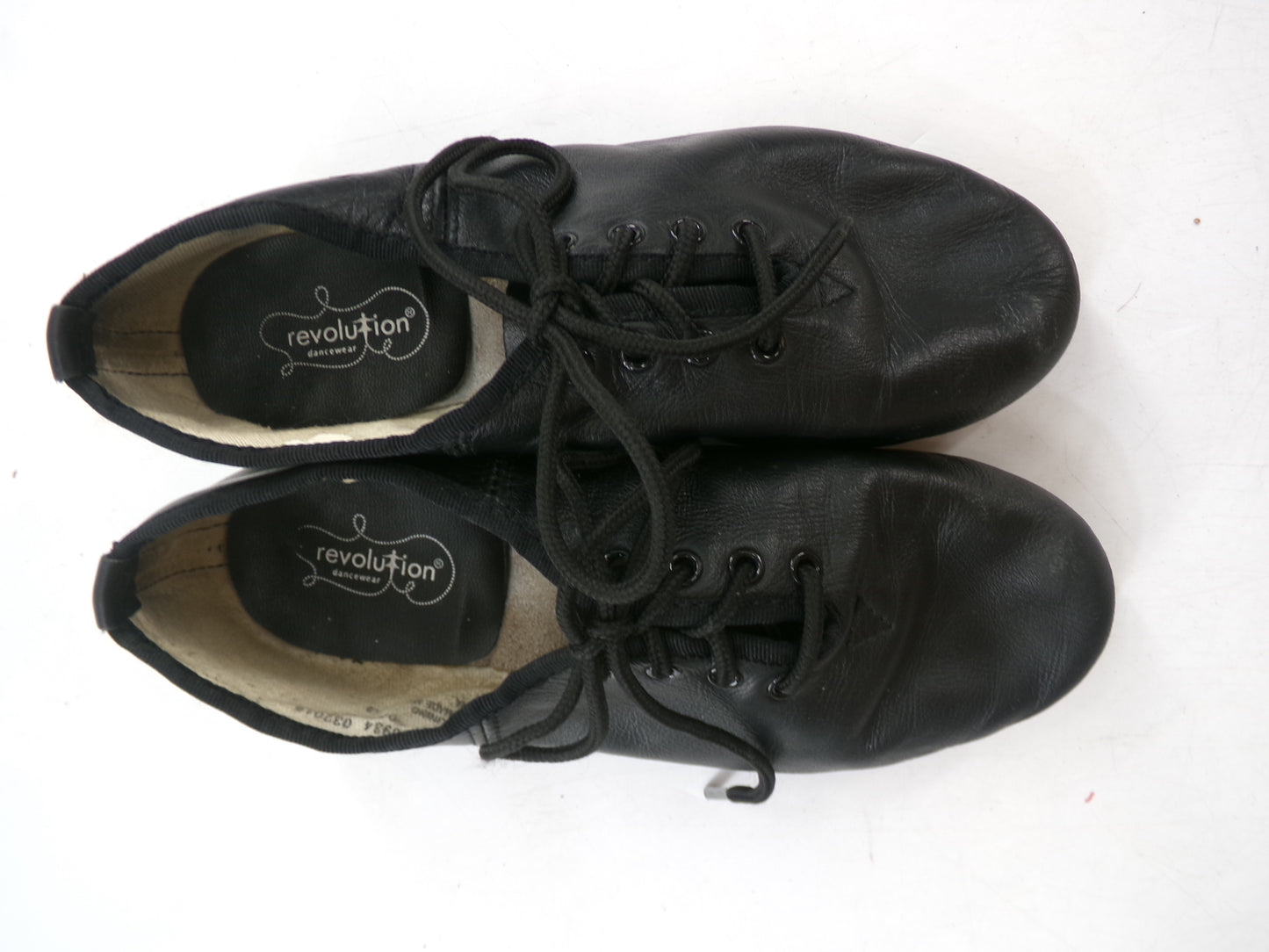 Pre-Owned Oxford Tap Shoes 4M Youth Revolution 501R Black Split Sole