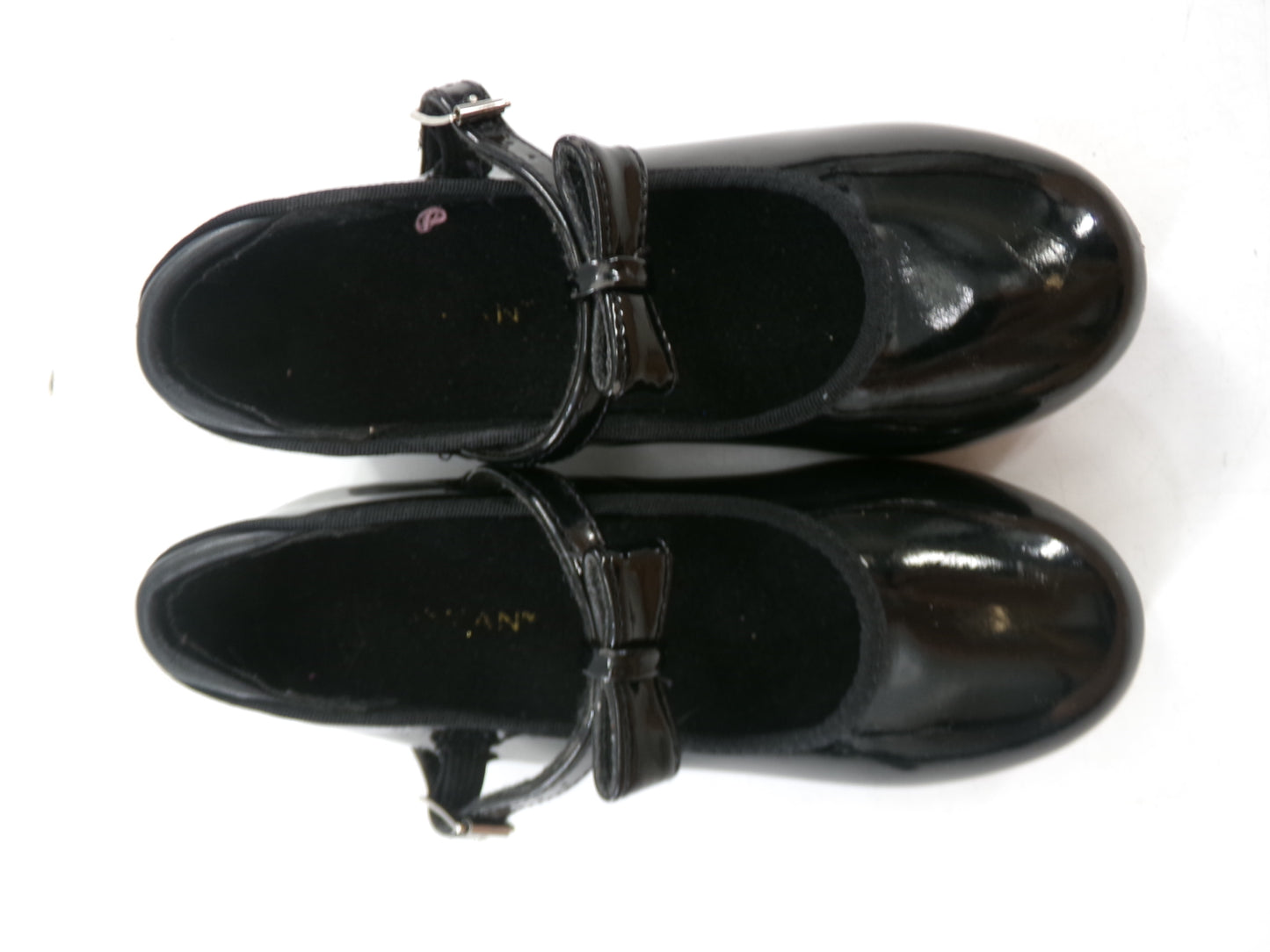 Pre-Owned Tap Shoes Black 12.5 Youth Mary Jane Buckle Weissman W700