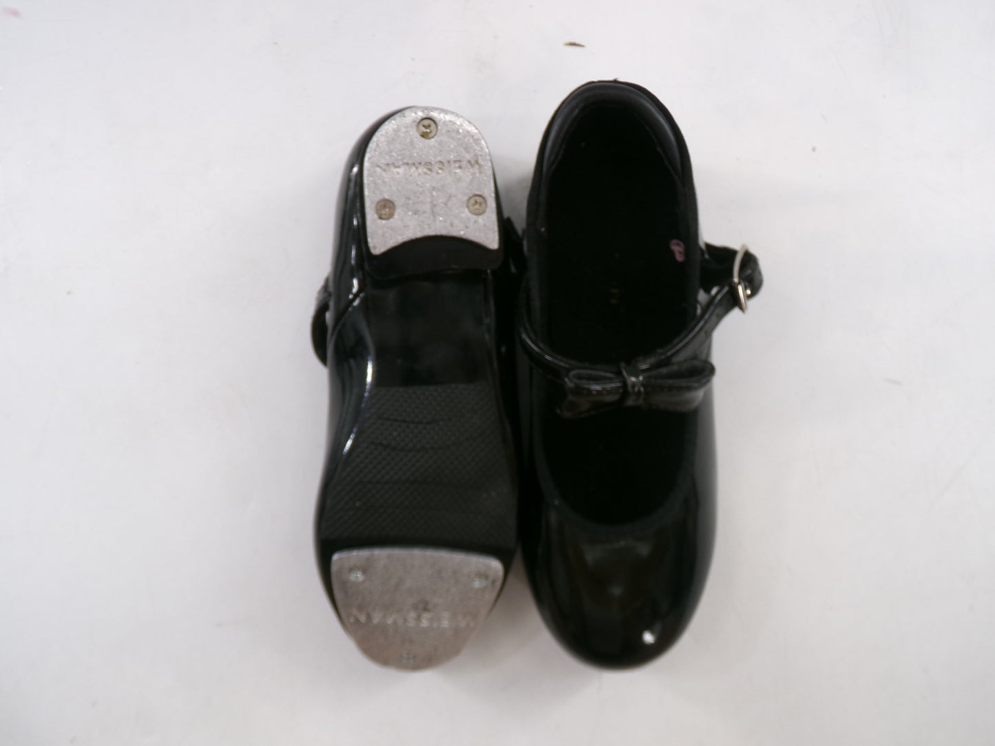 Pre-Owned Tap Shoes Black 12.5 Youth Mary Jane Buckle Weissman W700