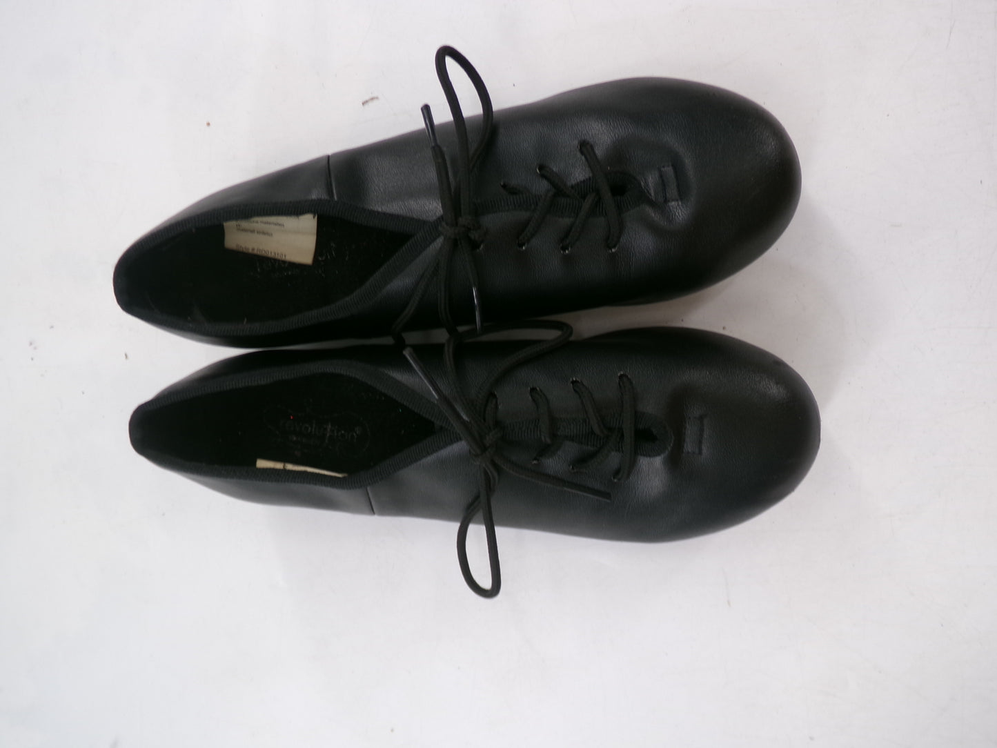Pre-Owned Oxford Tap Shoes 4.5M Youth Revolution RD013101  Black Split Sole