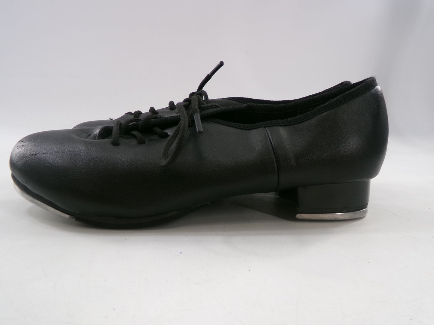Pre-Owned Oxford Tap Shoes 4.5M Youth Revolution RD013101  Black Split Sole