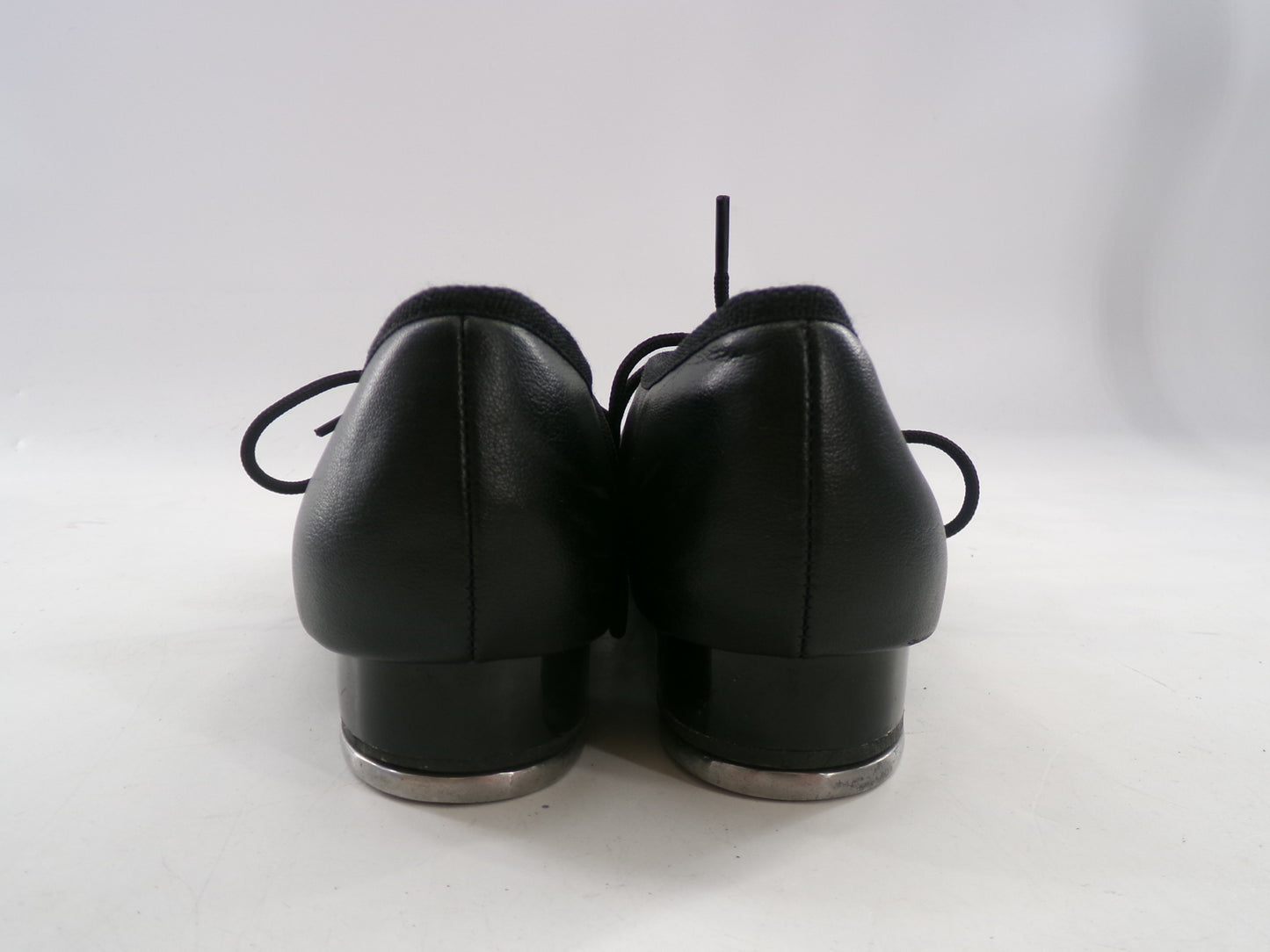 Pre-Owned Oxford Tap Shoes 4.5M Youth Revolution RD013101  Black Split Sole