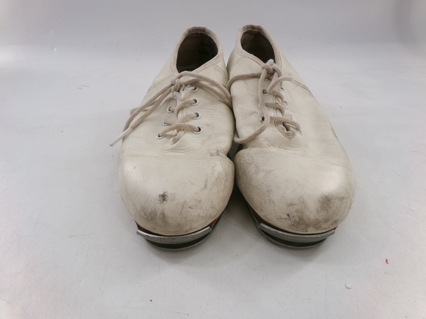 Pre-Owned Buck Clogging Shoes Steven Stompers Youth 5M Oxford Leather Split Sole