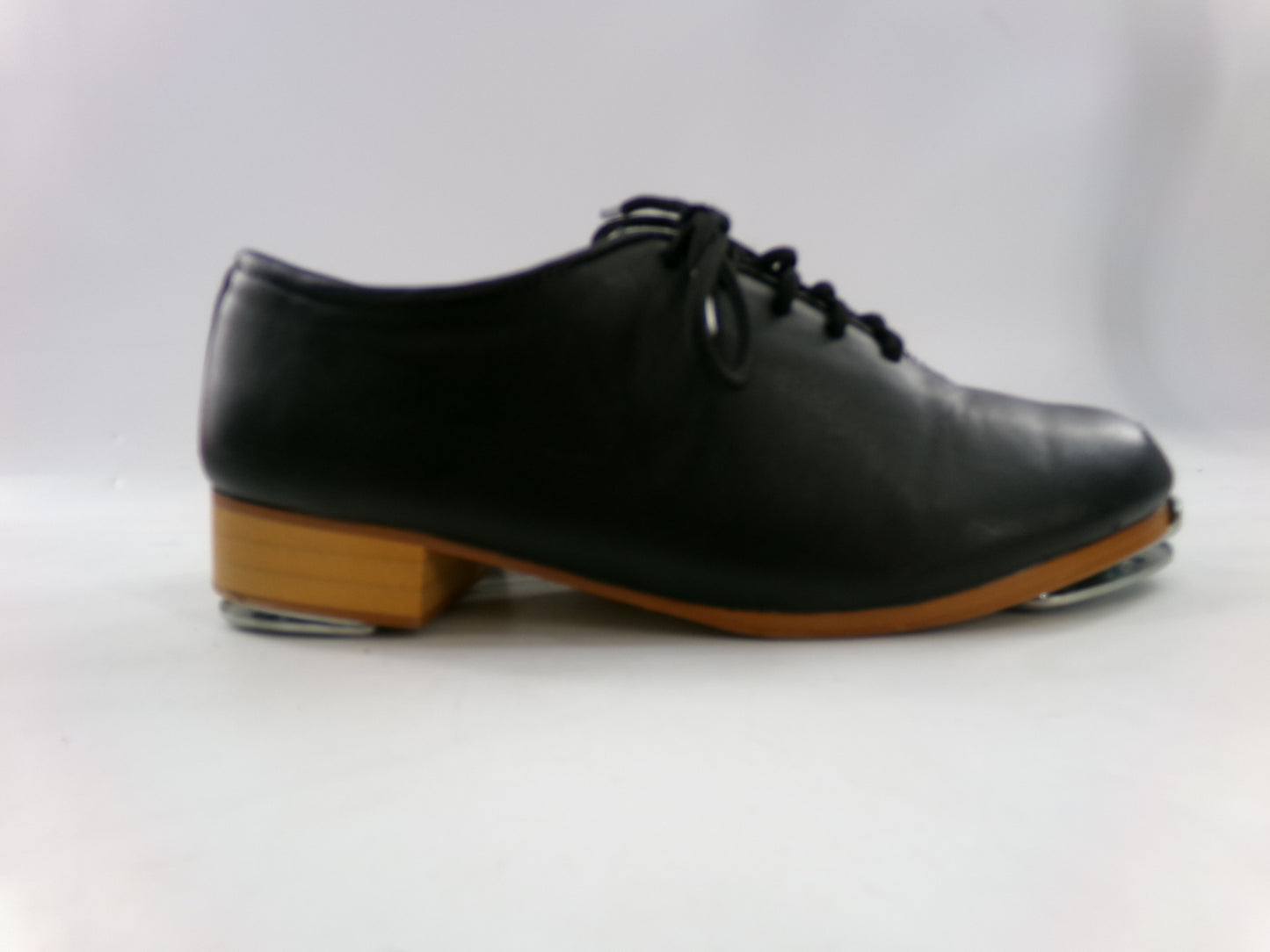 Pre-Owned Buck Clogging Shoes Steven Stompers Youth 5M Oxford Leather FULL Sole