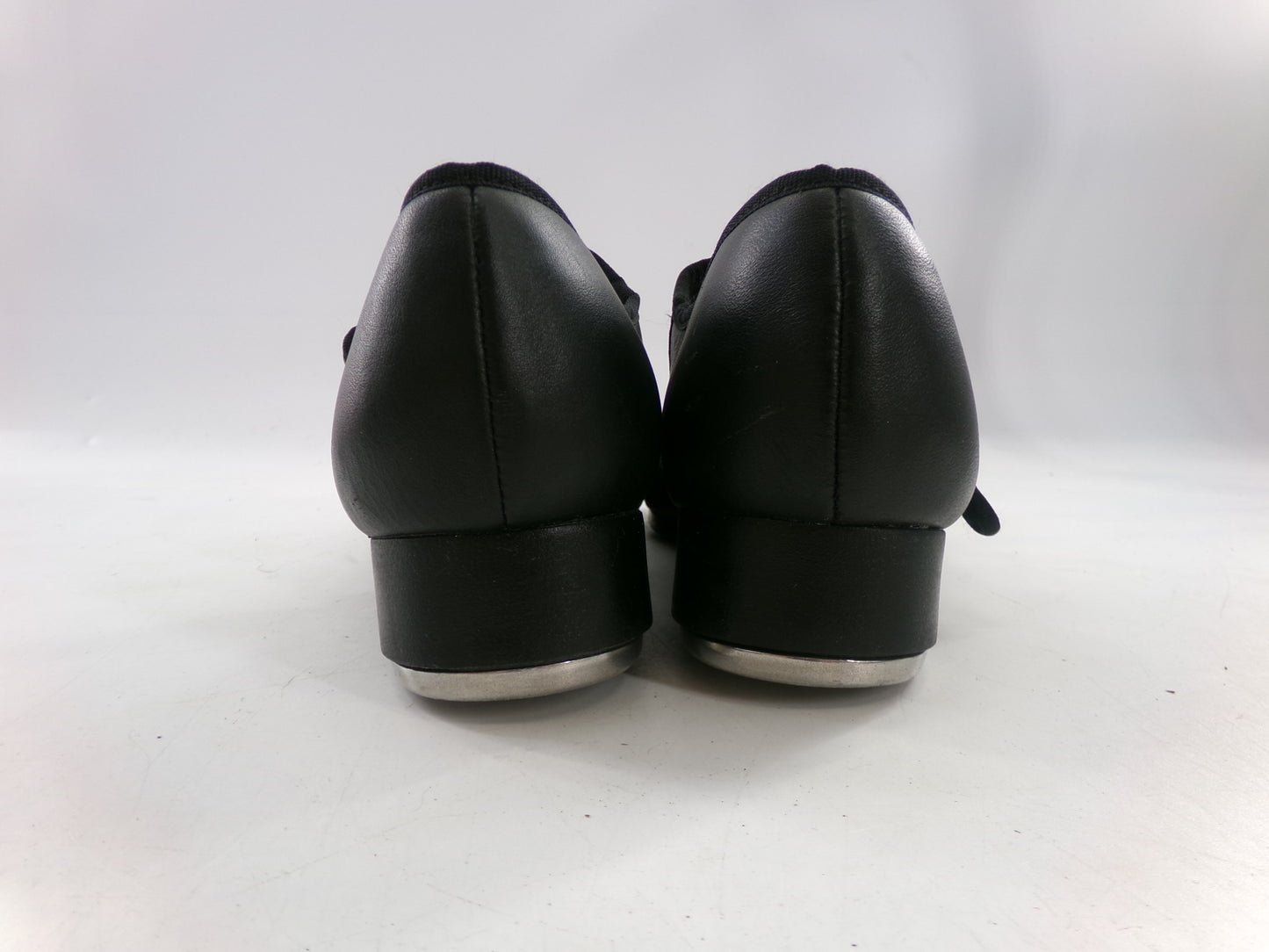 Pre-Owned Tap Shoes Capezio Adult 6M Black Jane Leather Buckle