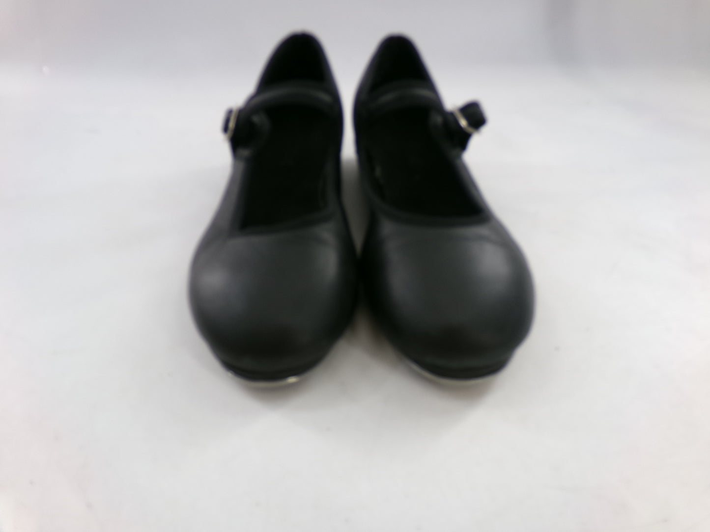 Pre-Owned Tap Shoes Capezio Adult 6M Black Jane Leather Buckle