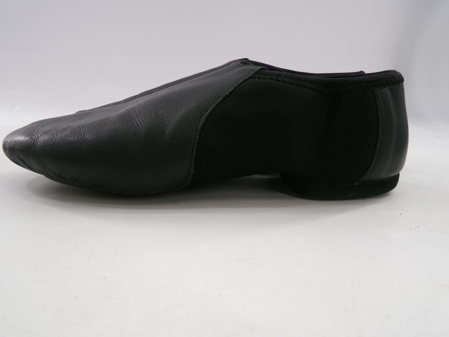 Pre-Owned Jazz Shoes So Danca 7M JZ43 Black Adult Pull On Leather Split Sole