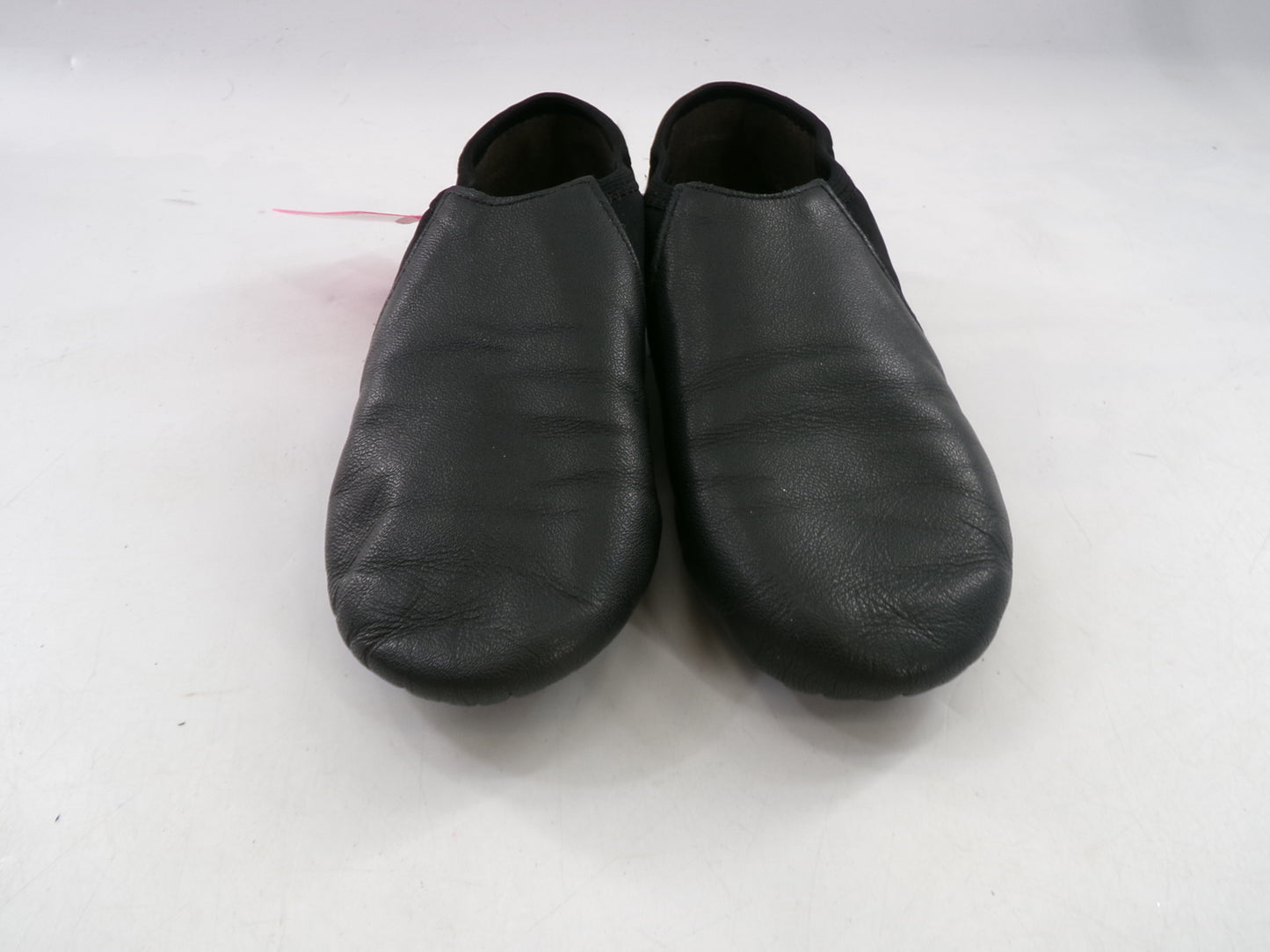 Pre-Owned Jazz Shoes So Danca 7M JZ43 Black Adult Pull On Leather Split Sole