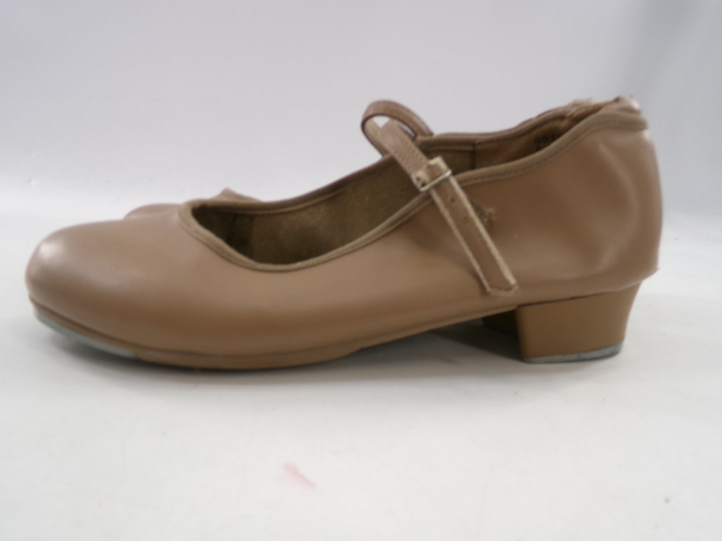 Pre-Owned Tap Shoes Dancing Fair Youth 5.5M Mary Jane Leather Buckle Tan